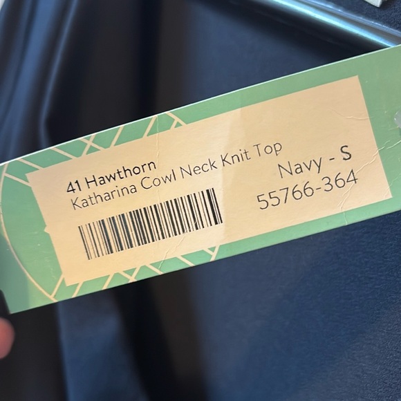 NWT 41 Hawthorn Katharina Cowl Neck Knit Top - Picture 5 of 5